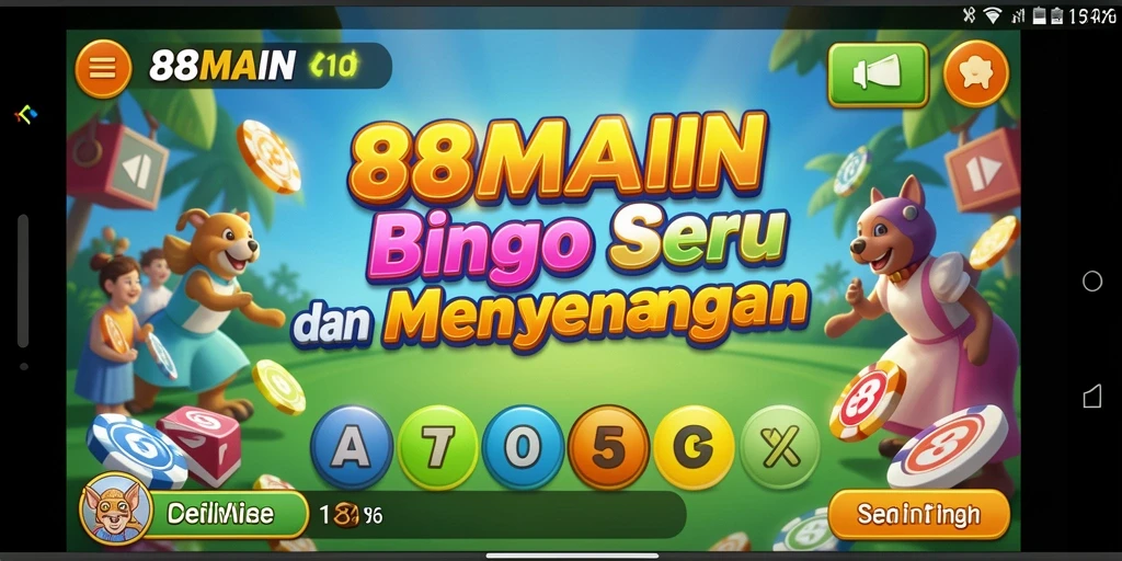 Tampilan gameplay Bingo yang menarik dan dinamis di 88MAIN.