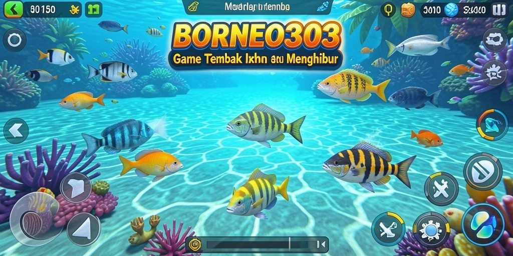 Gameplay seru menembak ikan di BORNEO303.
