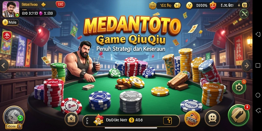 Tangkapan layar utama dari gameplay QiuQiu yang mendebarkan.
