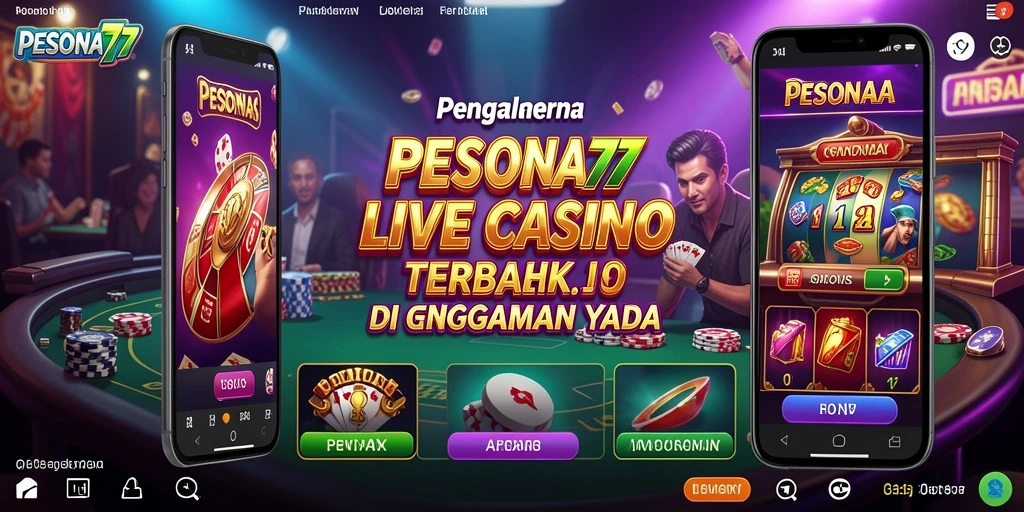 Screenshot gameplay PESONA77 yang menarik di Live Casino.