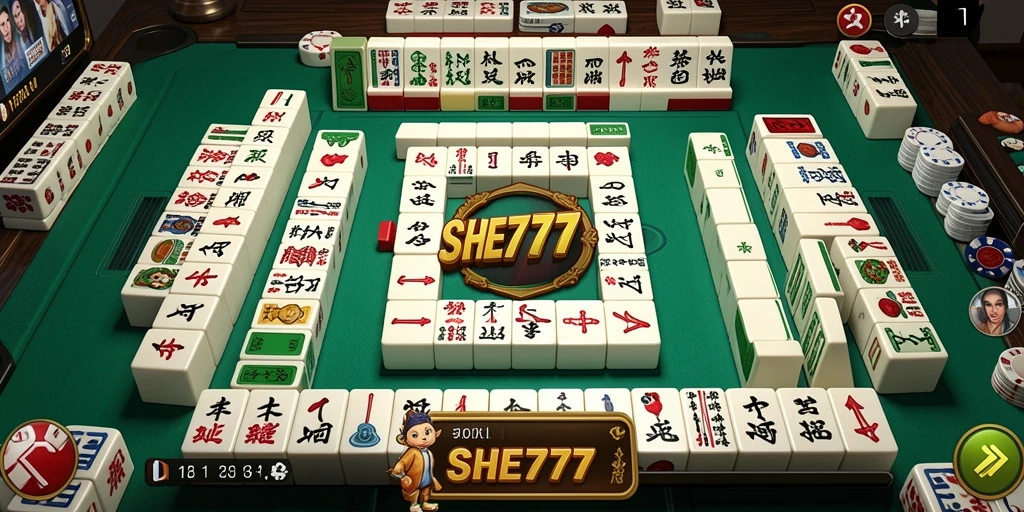Tampilan gameplay menarik dalam permainan Mahjong yang menantang.