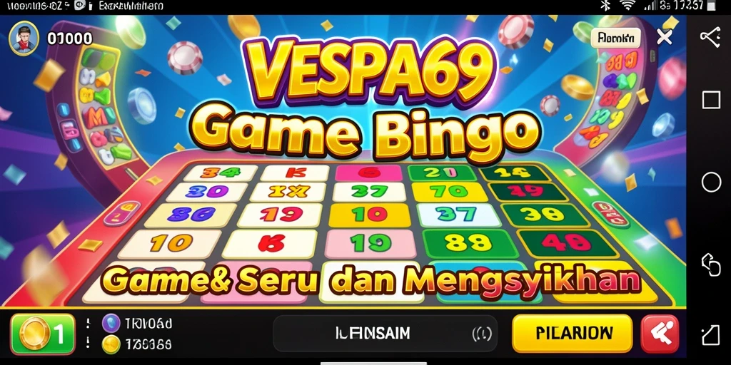 Gameplay Bingo seru dengan tampilan grafis menarik di VESPA69.