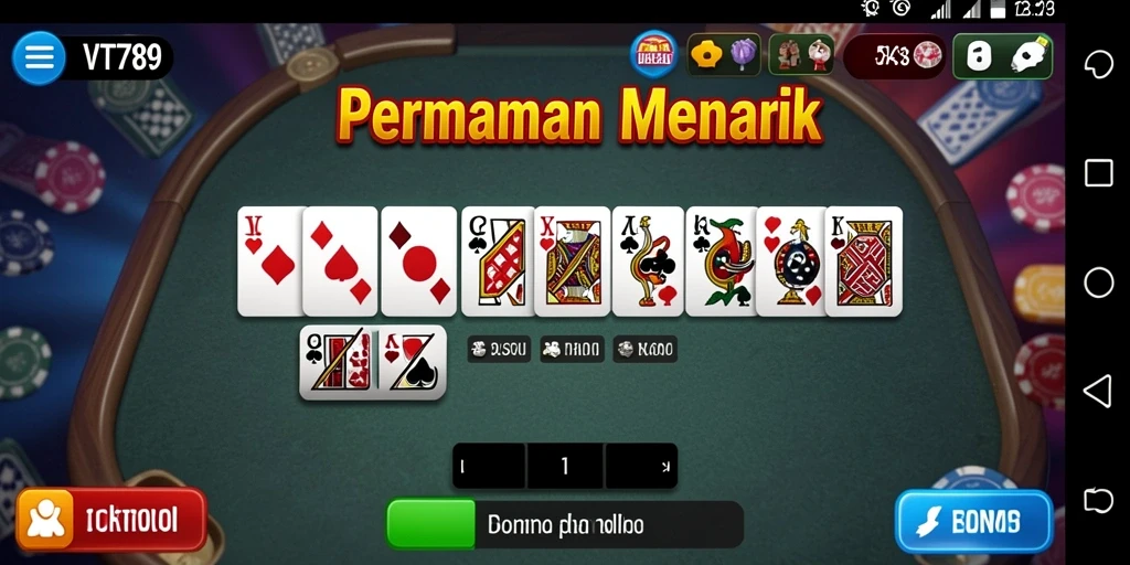 Tampilan gameplay domino yang seru dan interaktif.